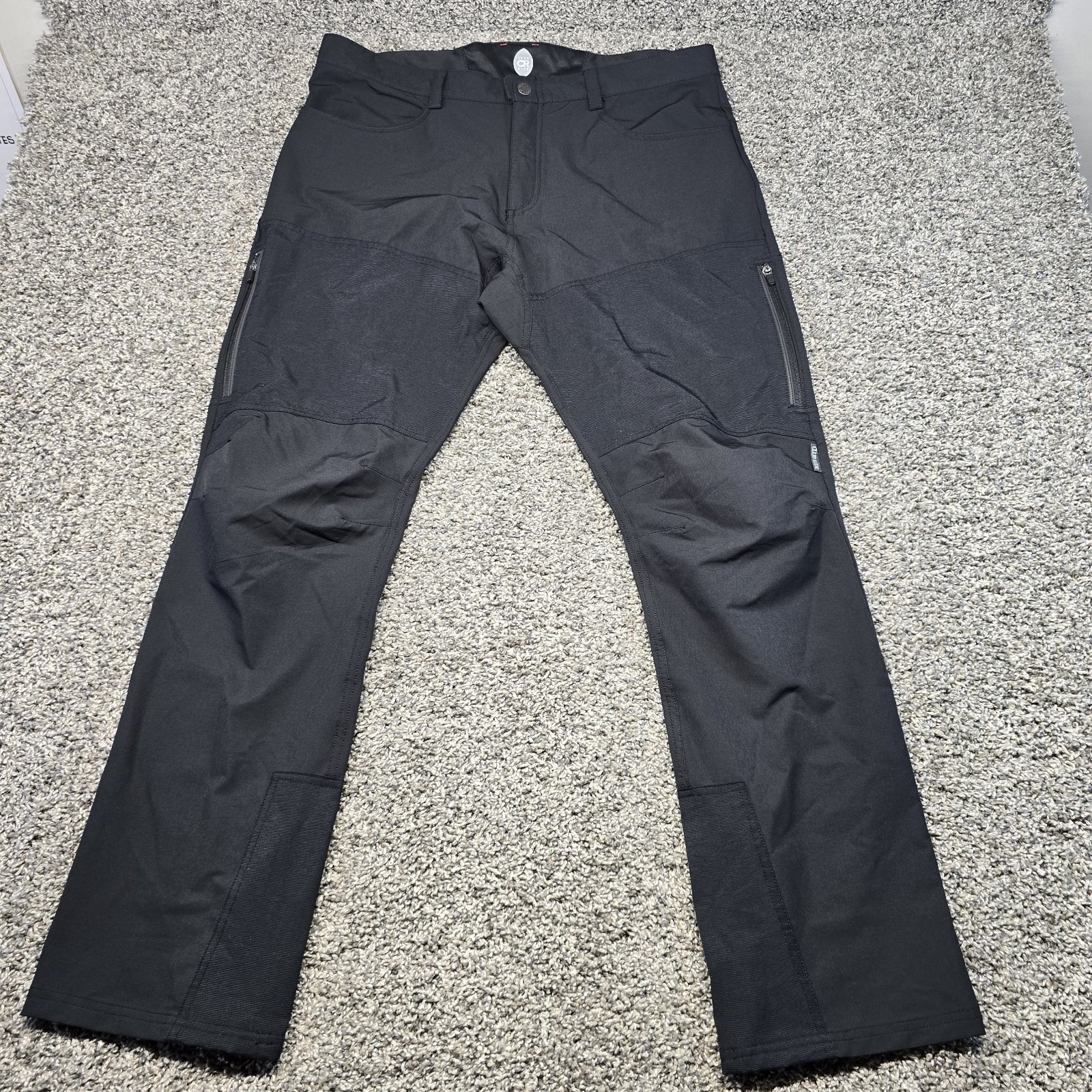Club Ride Fat Jack Mountain Bike Pants Men Size Xl (36x32) Black Cycling